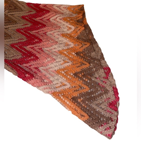 Tacera Brand Chevron Blouse Multi Color Size Large - Picture 4 of 6